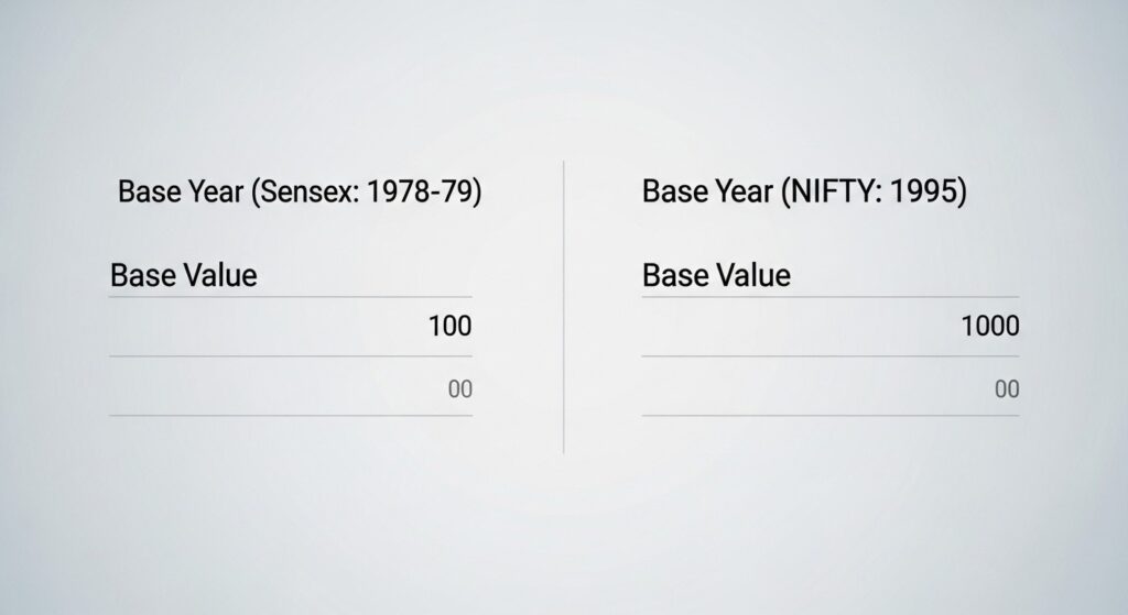 Sensex: 1978-79 vs NIFTY: 1995
